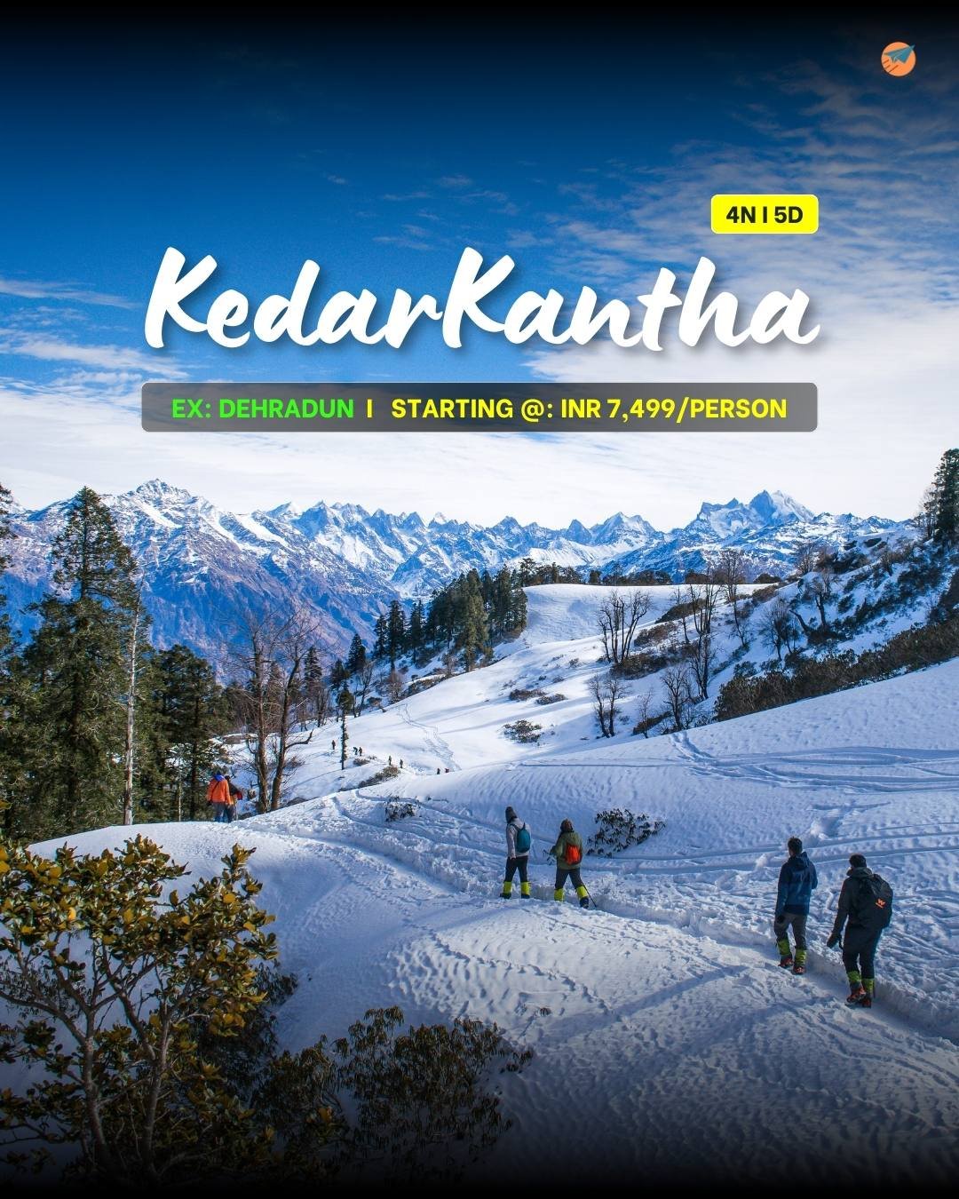 Kedarkantha Trek group tour_ekkarvaan